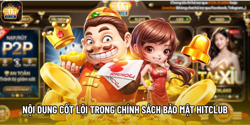 Nội dung cốt lõi trong chính sách bảo mật hitclub