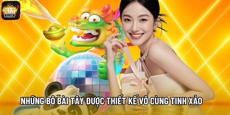 Những bộ bài tây được thiết kế vô cùng tinh xảo